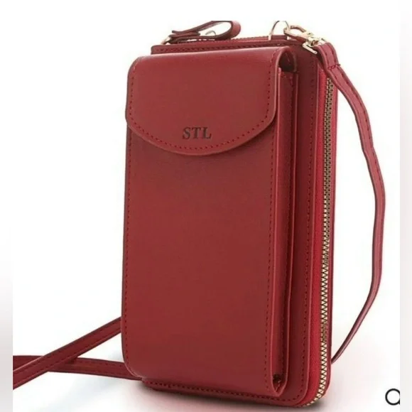 Selena The Label crossbody bag pink phone pocket money/change credit card pocket - Picture 16 of 16